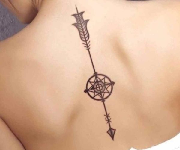 Arrow tattoo for woman
