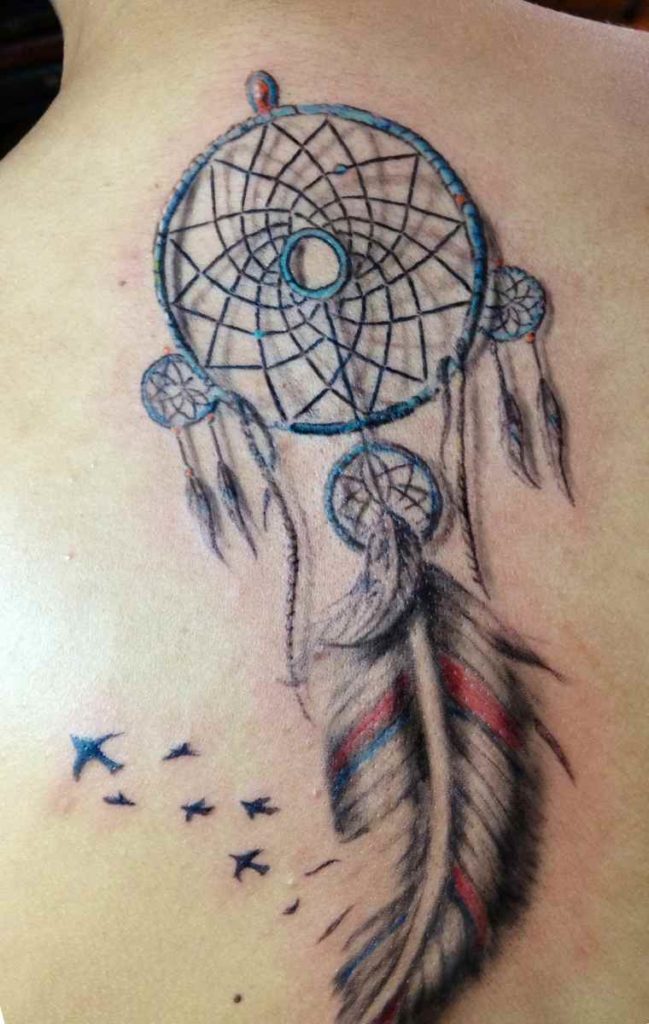 Dreamcatcher Tattoo Meaning Symbolism - Tattoo Designs Ideas for man and woman