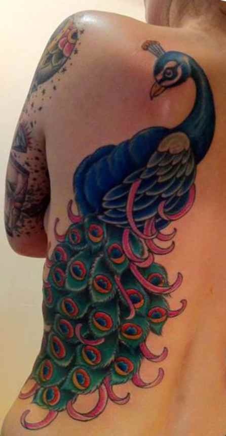 Female tattoo ideas peacock