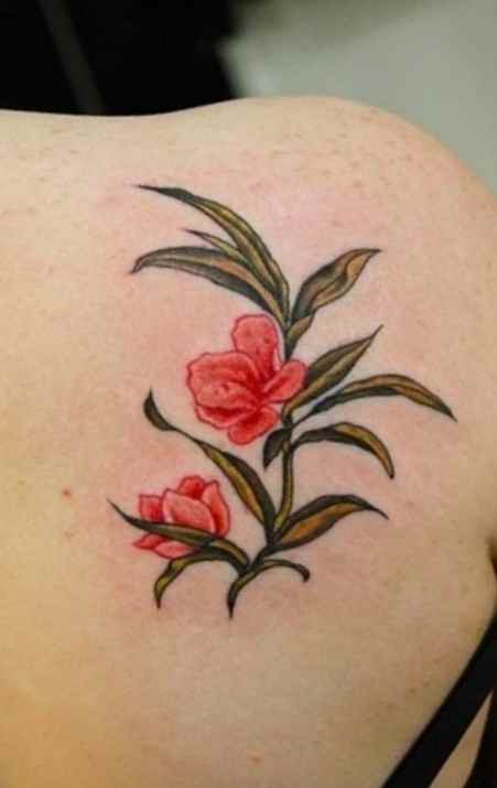 Flowers female tattoo ideas