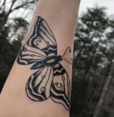 Butterfly tattoo stencils