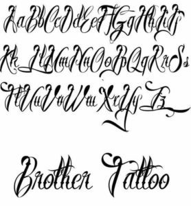 Best Free Tattoo Fonts | Tattoo Designs Ideas for man and woman